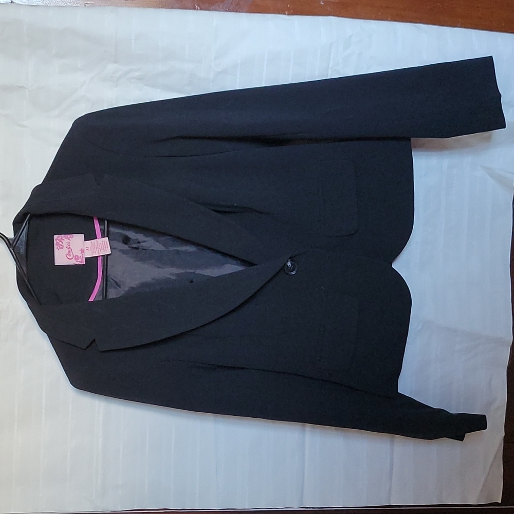 Candies‎ black long sleeve blazer women's medium